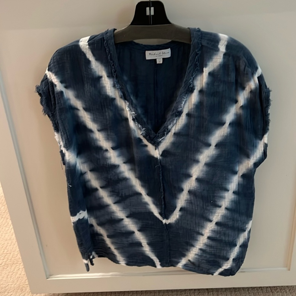 Michael Stars blue tie dye size S